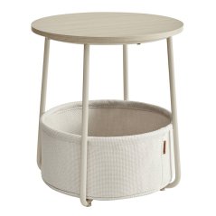 Odkládací stolek 45x45x50cm, mdf, kašmír, AKF-E1023 CRM