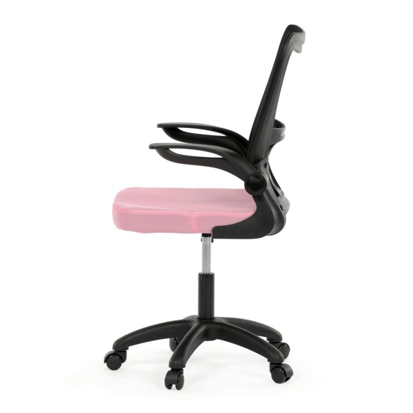 Dětská židle, houpací mechanismus, růžová síťovina, KA-K2006 PINK