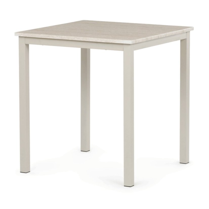 Jídelní stůl 70x70cm, melamin, dub, GDT-201 OAK - Barva (vyberte): hnědá - Barva (vyberte): béžová#eup349725euv3
