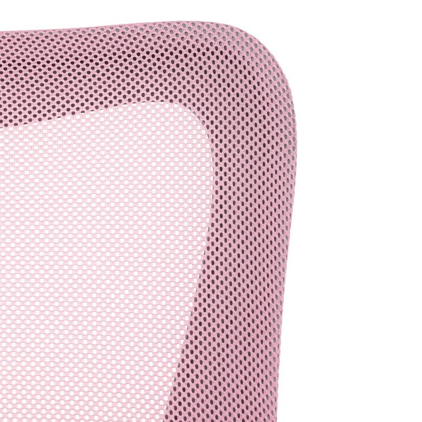 Dětská židle, výškově nastavitelná, růžová síťovina, KA-K2008 PINK