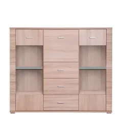 Komoda typ 8 GRAND, dub sonoma (140 x 118) cm