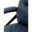 Kancelářské křeslo, houpací mechanismus, modrá ekokůže, KA-Y346 BLUE