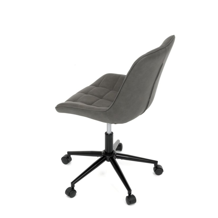 Pracovní židle, výškově nastavitelná, šedá látka, KA-V3120 GREY3