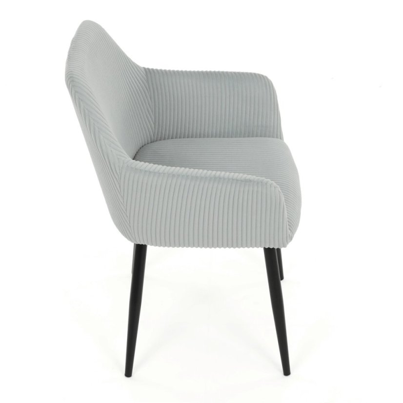 Jídelní židle, modrá, manšestrová látka, DCH-V4009 BLUE6 - Barva (vyberte): modrá#eup349607euv1