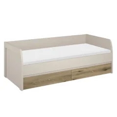 Postel, 90x200 KAROS 2S, kašmír/dub evoke (94,5 x 206,5) cm – spací plocha 90 x 200 cm