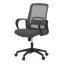 Kancelářská židle, houpací mechanismus, šedá síťovina, KA-S3015 GREY