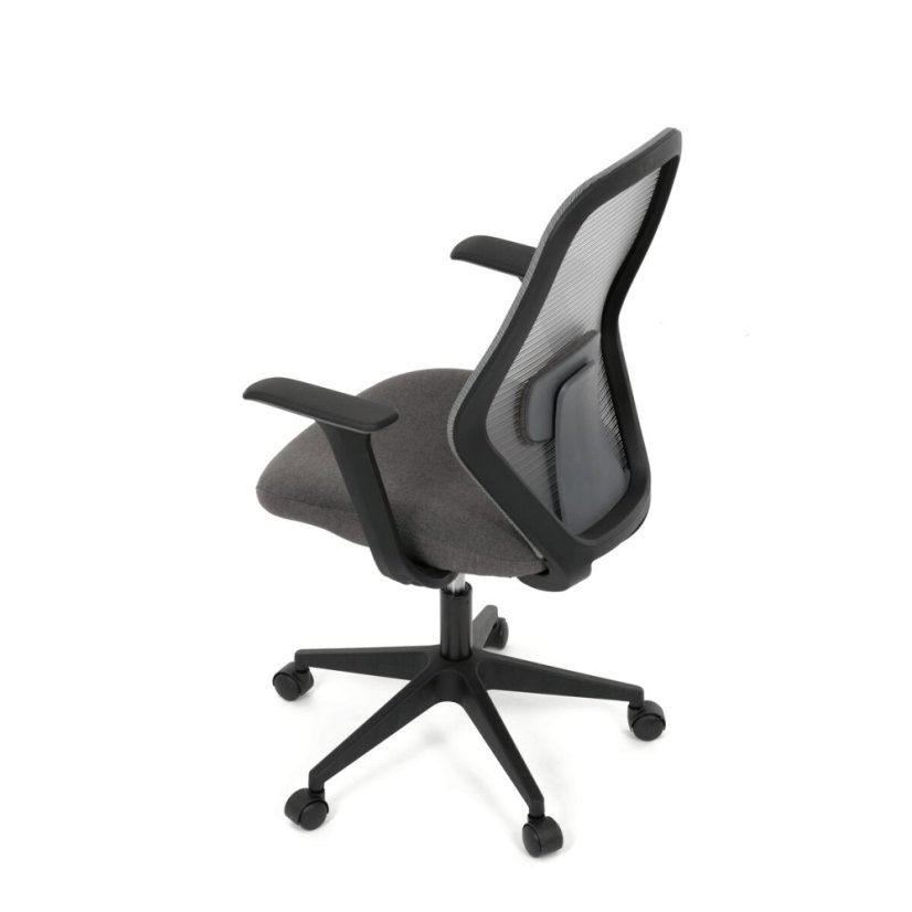 Kancelářská židle, houpací mechanismus, šedá síťovina, KA-V3149 GREY