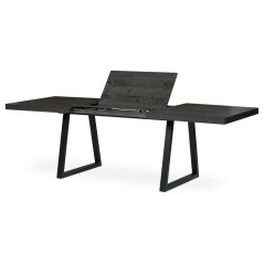 Jídelní stůl rozkládací 160-240x90 cm, lamino, šedý dub, HT-R5624 GREY