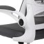 Kancelářská židle, houpací mechanismus, šedá síťovina, KA-Q843 GREY
