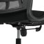 Kancelářská židle, houpací mechanismus, černá síťovina, KA-S3015 BK