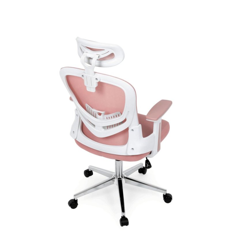 Kancelářská židle, houpací mechanismus, růžová, KA-K2031 PINK
