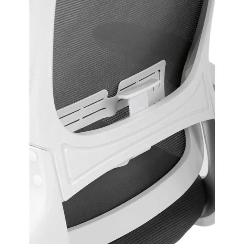 Kancelářská židle, houpací mechanismus, šedá síťovina, KA-Q843 GREY