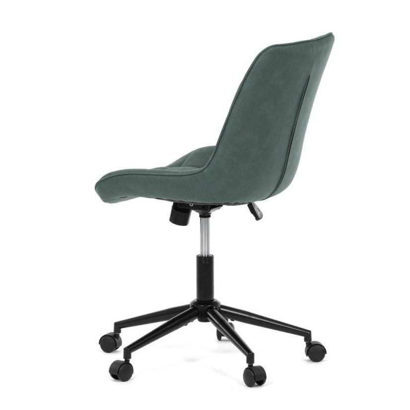 Pracovní židle, výškově nastavitelná, zelená látka, KA-V3120 GRN3