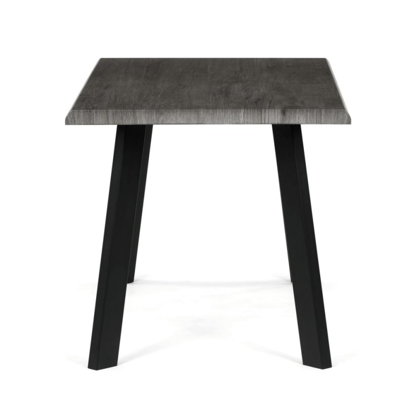 Jídelní stůl 140x80cm, mdf, šedý dub, HT-F4514 GREY - Barva (vyberte): hnědá#eup349729euv2