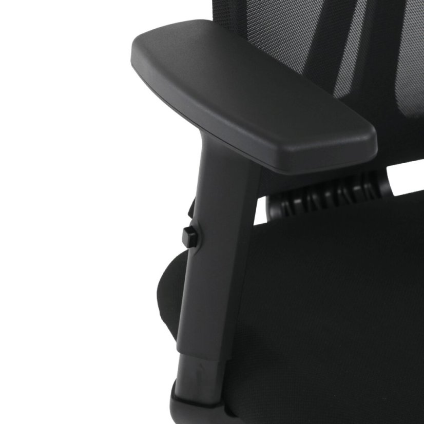 Kancelářská židle, synchronní mechanismus, černá síťovina, KA-S2173 BK