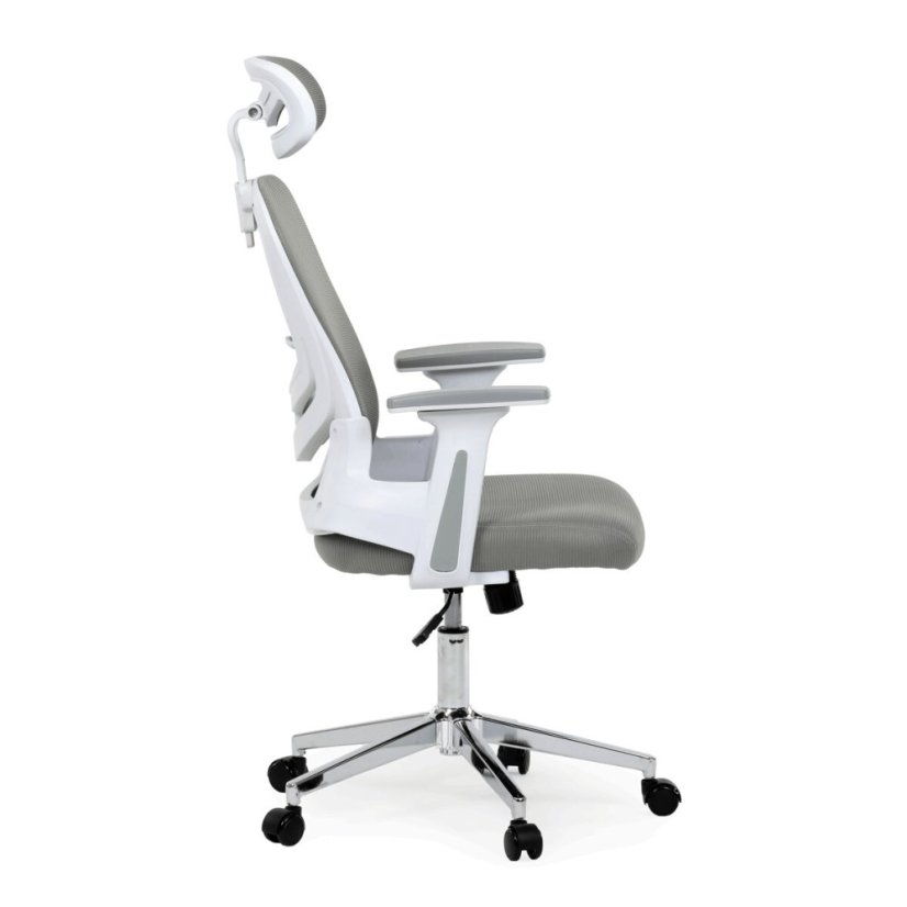 Kancelářská židle, houpací mechanismus, šedá, KA-K2031 GREY
