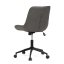 Pracovní židle, výškově nastavitelná, šedá látka, KA-V3120 GREY3