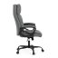 Kancelářské křeslo, houpací mechanismus, šedá ekokůže, KA-Y346 GREY