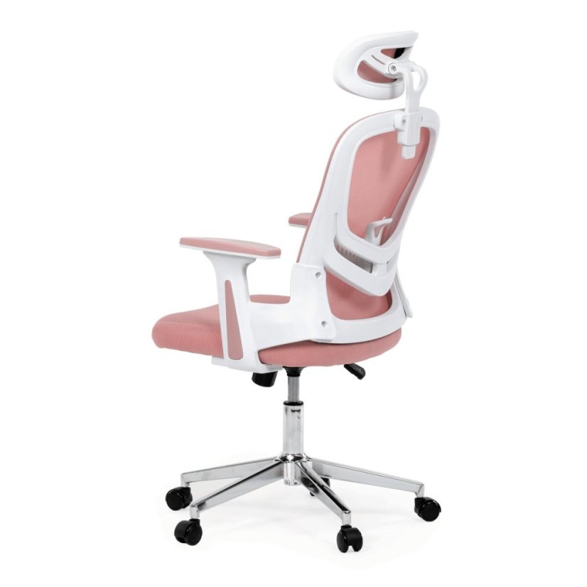 Kancelářská židle, houpací mechanismus, růžová, KA-K2031 PINK