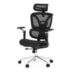Kancelářská židle, synchronní mechanismus, černá síťovina, KA-B2361 BK - Barva (vyberte): černá