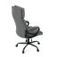 Kancelářské křeslo, houpací mechanismus, šedá ekokůže, KA-Y346 GREY