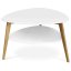 Konferenční stolek 78x78x50cm, mdf, bílá, AF-1192 WT