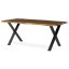 Jídelní stůl 180x90cm, mdf, šedý dub, HT-F4318 GREY - Barva: hnědá#eup349685euv3