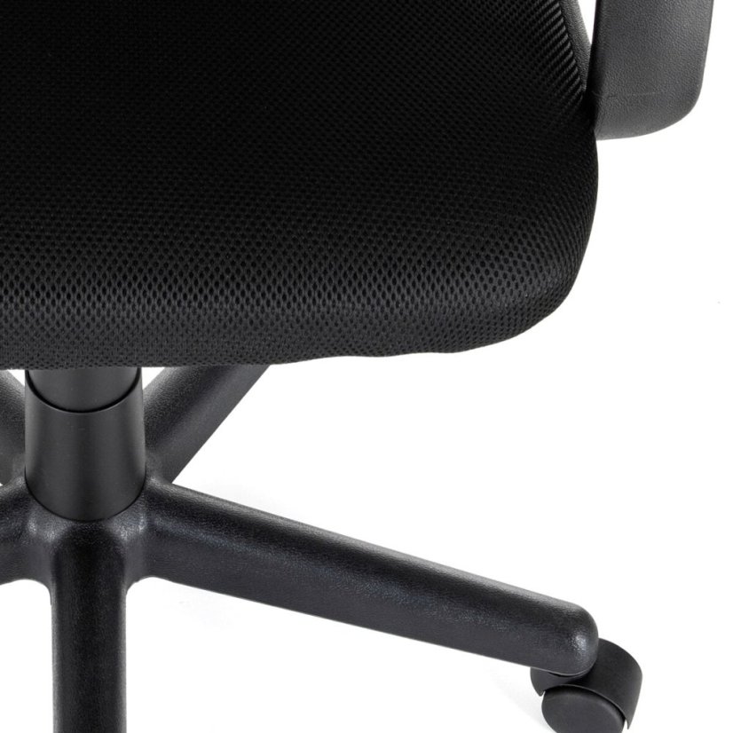 Kancelářská židle, potah černá ekokůže a síťovina MESH, houpací mechanismus