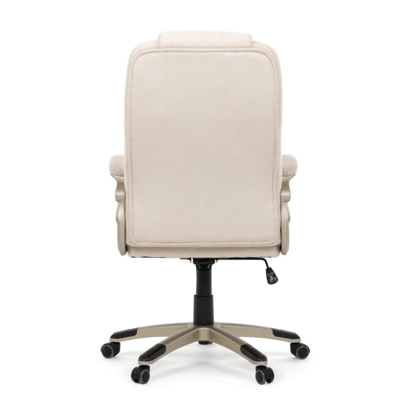 Kancelářské křeslo, houpací mechanismus, béžová látka, KA-C713 CRM2
