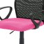 Dětská židle, výškově nastavitelná, růžová síťovina, KA-B047 PINK