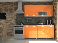 Kuchyňská linka TIBOR 180/180 oranžová