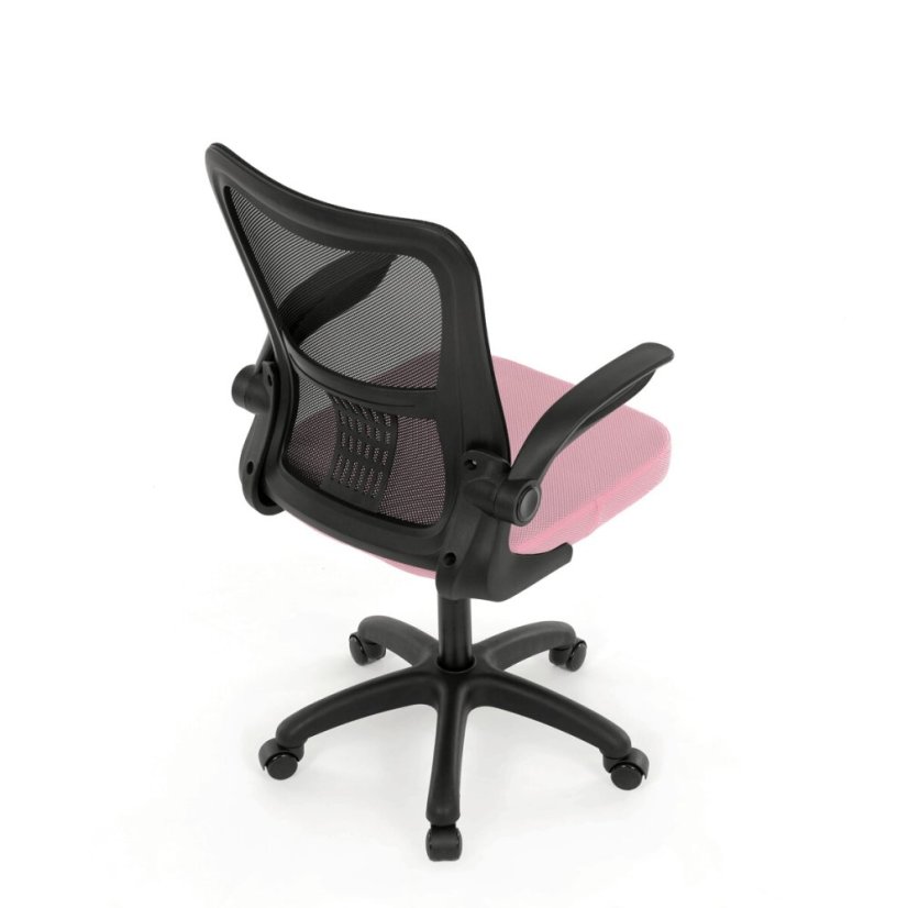 Dětská židle, houpací mechanismus, růžová síťovina, KA-K2006 PINK