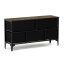 Komoda 103x30x56cm, mdf, vícebarevná, AUK-W2103 BK