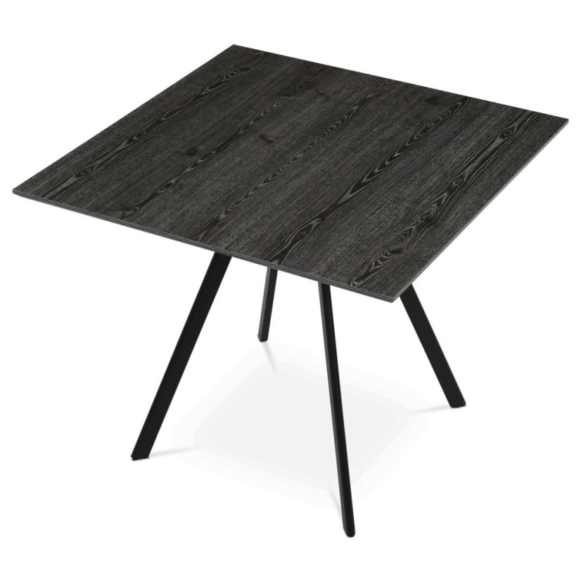 Jídelní stůl 90x90cm, lamino, šedý dub, HT-R5190 GREY