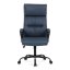 Kancelářské křeslo, houpací mechanismus, modrá ekokůže, KA-Y346 BLUE