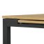 Jídelní stůl rozkládací 60-90x60 cm, melamin, dub, GDT-206 OAK - Barva (vyberte): hnědá - Barva (vyberte): hnědá#eup349726euv2