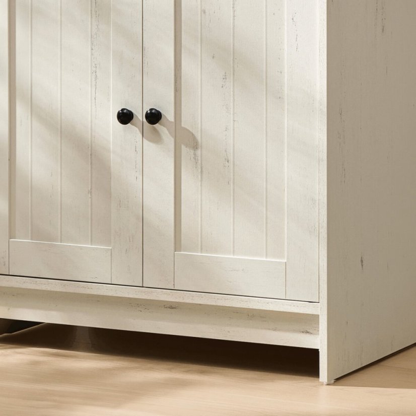 Koupelnová skříňka 60x30x61cm, mdf, bílá, AUK-E1155 WT