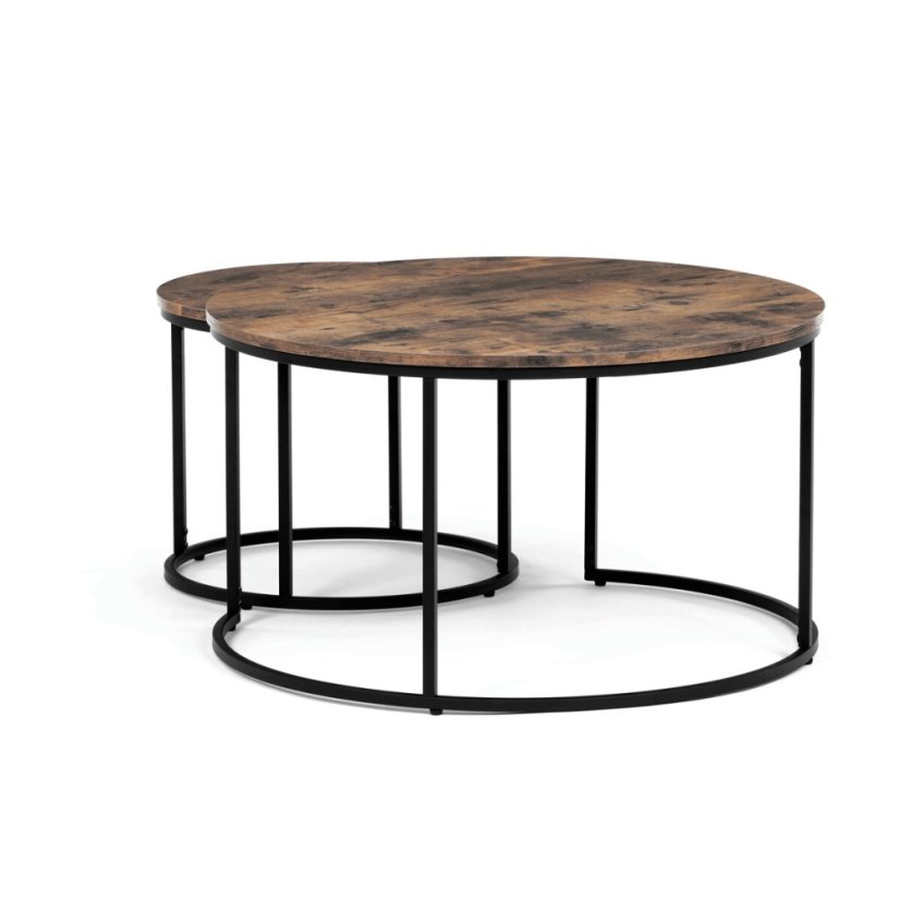 Konferenční stolek 80x80x45cm, mdf, old wood, AF-3002 OLW
