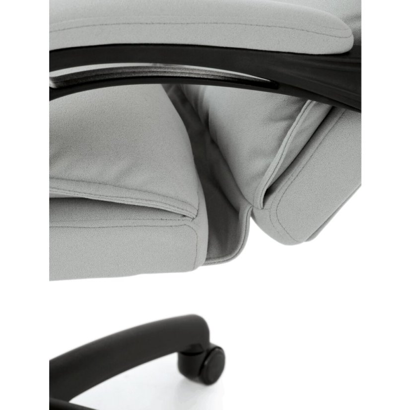 Kancelářské křeslo, synchronní mechanismus, stříbrná látka, KA-Y350 SIL