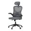 Kancelářská židle, houpací mechanismus, šedá, KA-K2021 GREY