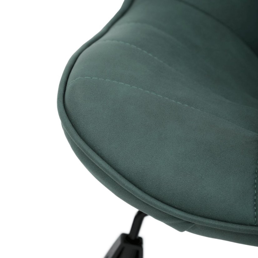 Pracovní židle, výškově nastavitelná, zelená látka, KA-V3120 GRN3