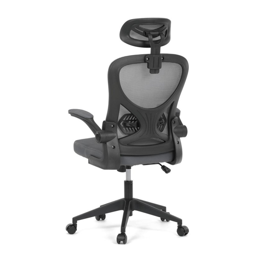 Kancelářská židle, houpací mechanismus, šedá, KA-K2021 GREY