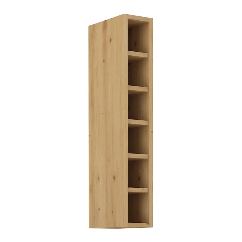 Horní policová skříňka LULA 15 G-90 OTW, dub artisan (15 x 90) cm