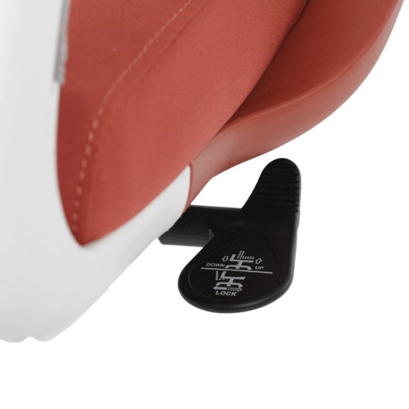 Kancelářská židle, houpací mechanismus, červená látka, KA-S425 RED