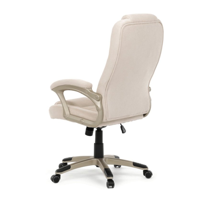 Kancelářské křeslo, houpací mechanismus, béžová látka, KA-C713 CRM2