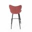 Barová židle, červená, látka, AUB-1068 RED2
