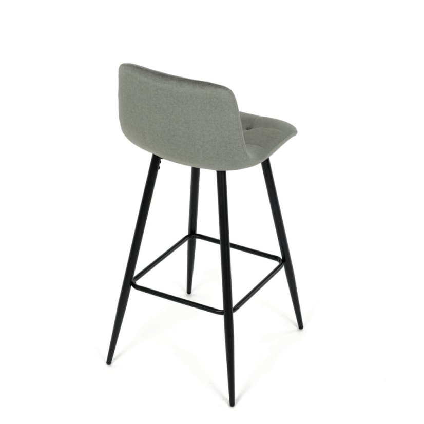 Barová židle AUB-X7015 GRN2, látka, zelená (42 x 46) cm