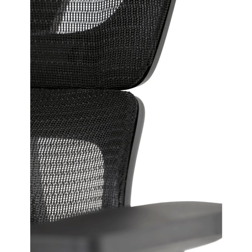Kancelářská židle, houpací mechanismus, černá, KA-K2080 BK