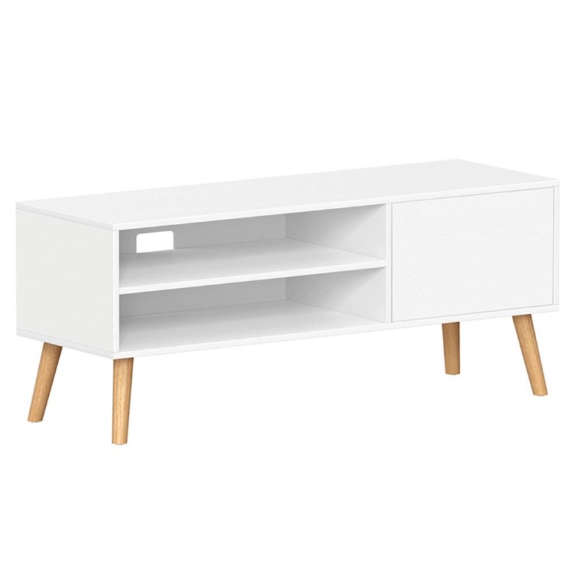 Konferenční stolek 120x40x49cm, mdf, bílá, AKF-E1146 WT