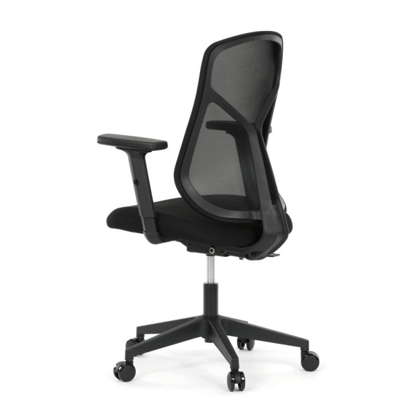 Kancelářská židle, synchronní mechanismus, černá síťovina, KA-S2173 BK
